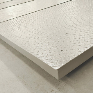 1000 Lb Carbon Steel / Stainless Steel Floor Scale