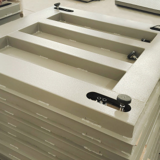 1000 Lb Carbon Steel / Stainless Steel Floor Scale