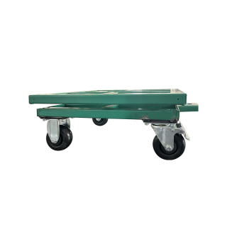 Pulley leveling feet for platform scale