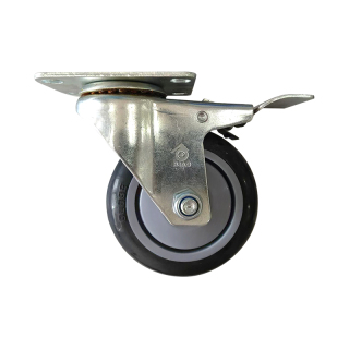 Pulley leveling feet for platform scale