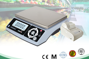 How to adjust the weighing unit of an digital scale?