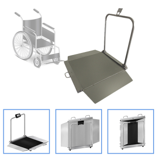 Foldable floor scale