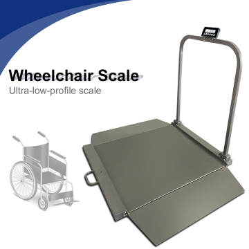 Foldable floor scale