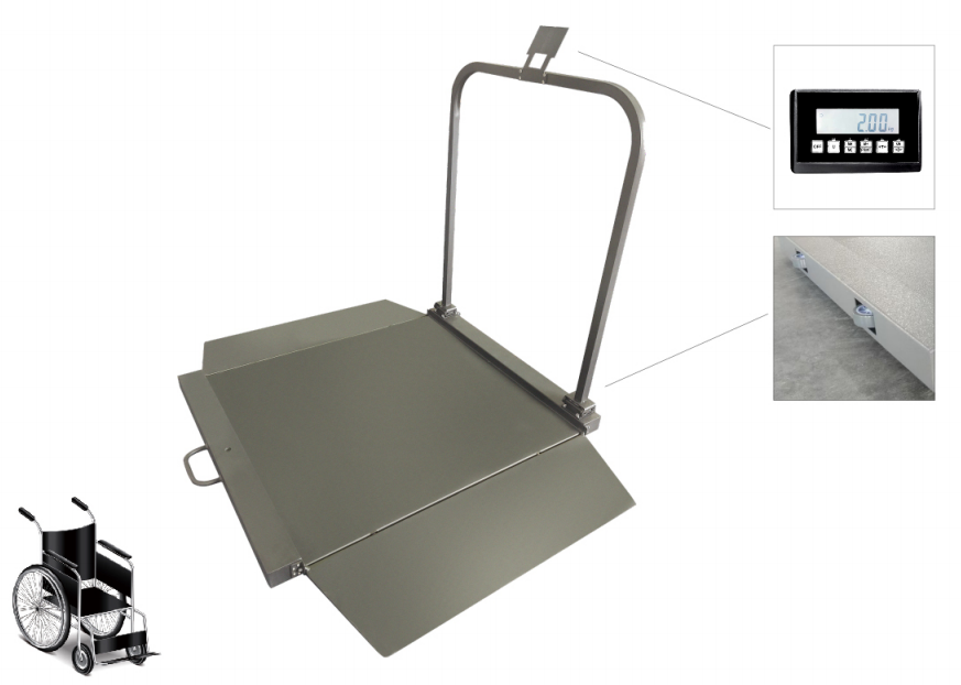 Foldable floor scale Foldable floor scale