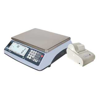 Bilancia elettronica da tavolo con capacità di conteggio fino a 30 kg.
