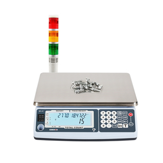 Bilancia elettronica da tavolo con capacità di conteggio fino a 30 kg.