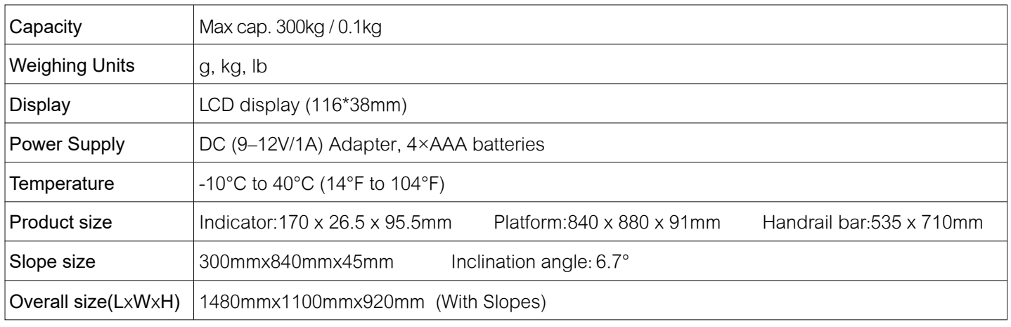Medical scale with Ramp Medical scale with Ramp