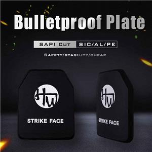 10x12in LEVEL 4 tactic bulletproof plate uhmwpe