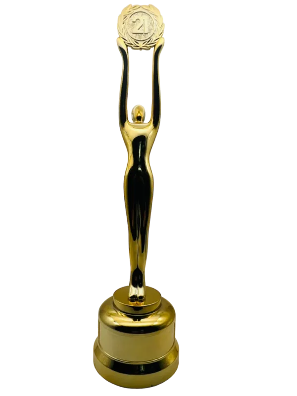 Figurines de trophée en métal