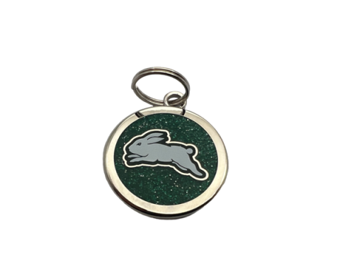 Glitter nyckelring metall charm nyckelring