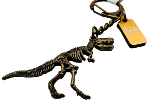 Dinosaur Shape 3D Metal Key Ring