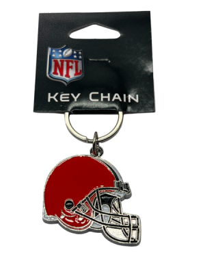 Přívěšek na klíče s pochromovaným logem týmu NFL