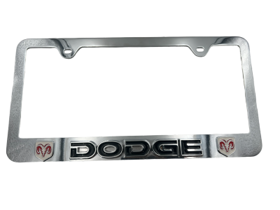 Chrome Plating Soft Enamel Car License Plate Frame