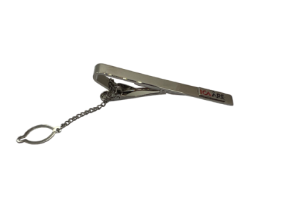 PR-reklam Tie Clip Bar Tie Tack med kedja