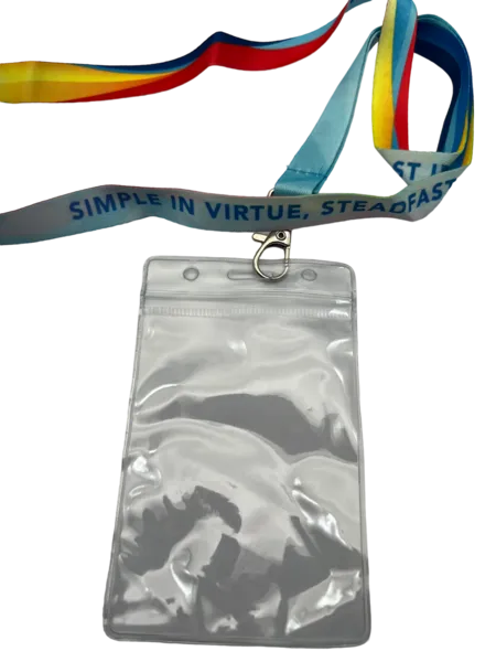 Tali Lanyard Kad Pengenalan Dengan Cangkuk Pusing Atau Gancu Berpisah