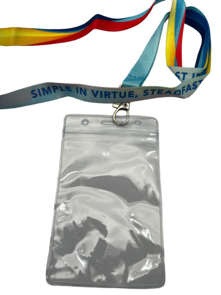 ID Card Lanyard na May Swivel Hook O Breakaway Buckle