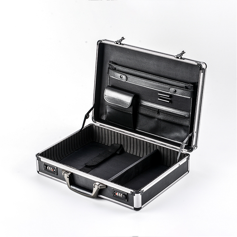 Men's Fashionable Aluminum Briefcase With Lock