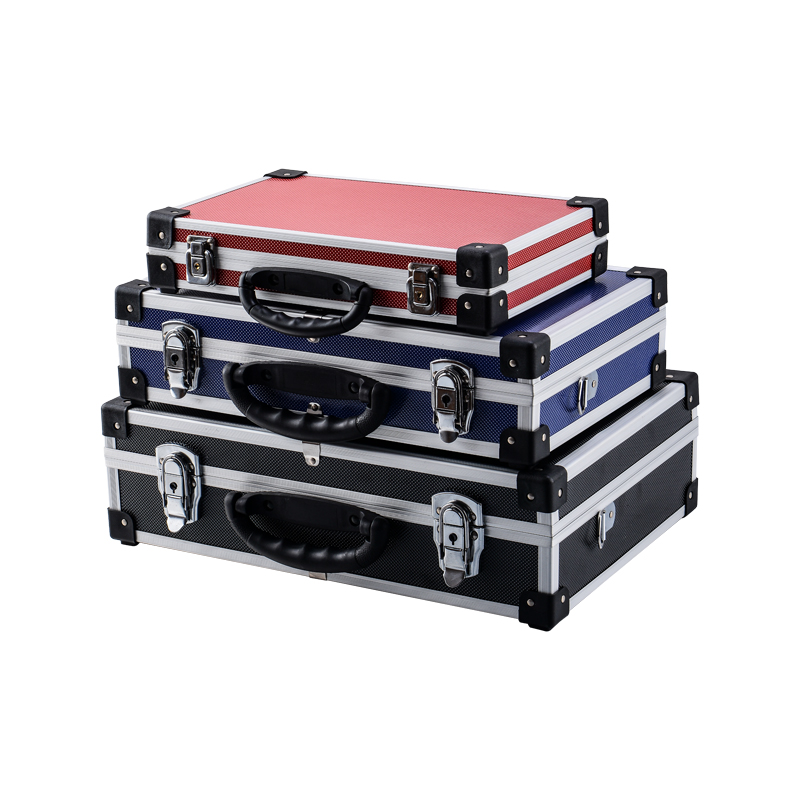 Professionele 3-delige set aluminium koffer met harde koffer
