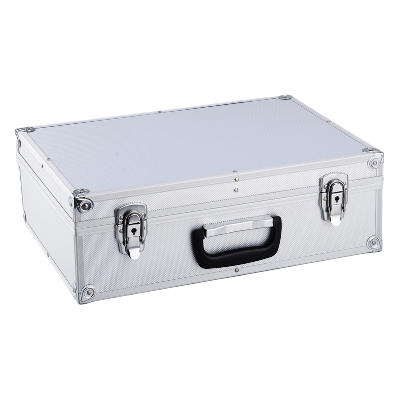 Organizador de caja de herramientas de aluminio portátil