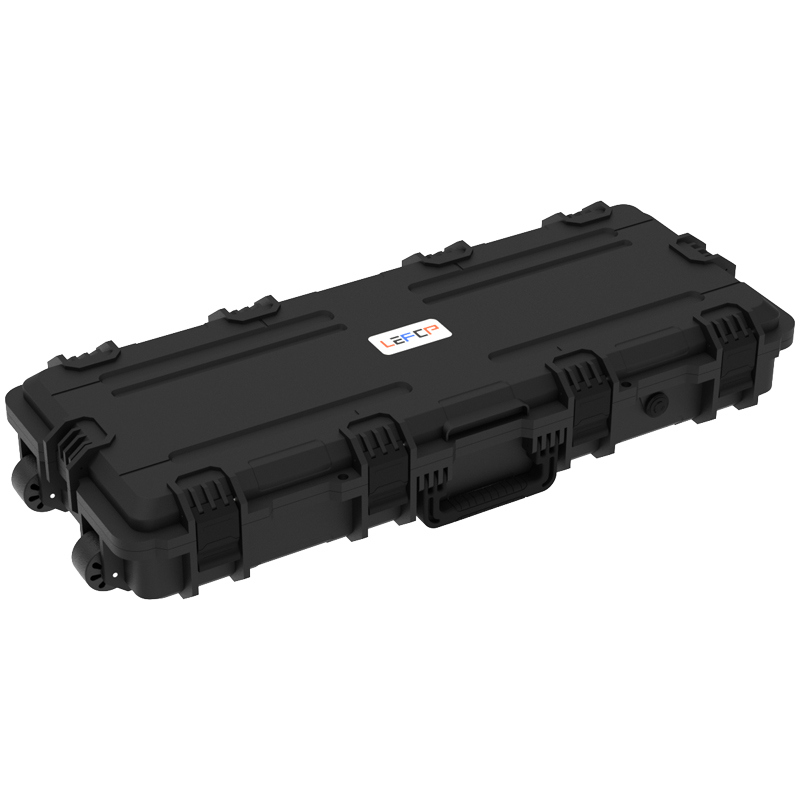 Supply Black Plastic Hard Gun Case Equipment Case With Wheels Wholesale
