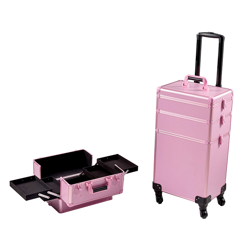Professional Makeup Travel Trolley Case With Wheels
