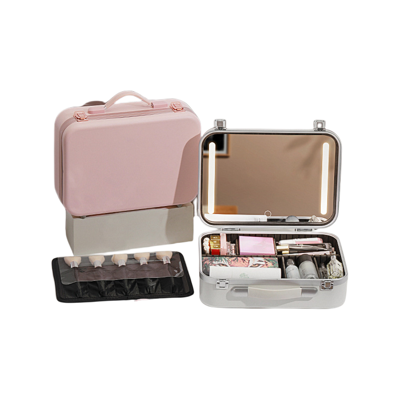 Professional Led Makeup Case With Light Mirror