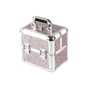Алюминиевый чемодан для переноски косметики Органайзер Чемодан