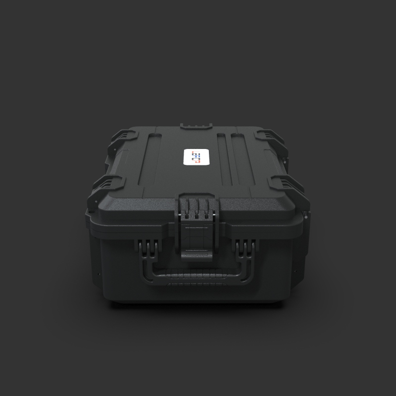 Black Plastic Tool Storage Box