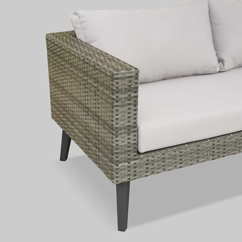Garden Pe Rattan Corner Sofa Set