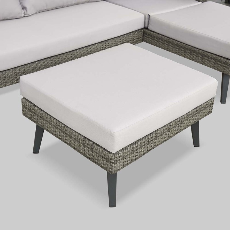 Garden Pe Rattan Corner Sofa Set