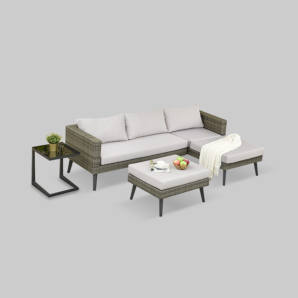 rattan corner sofa set