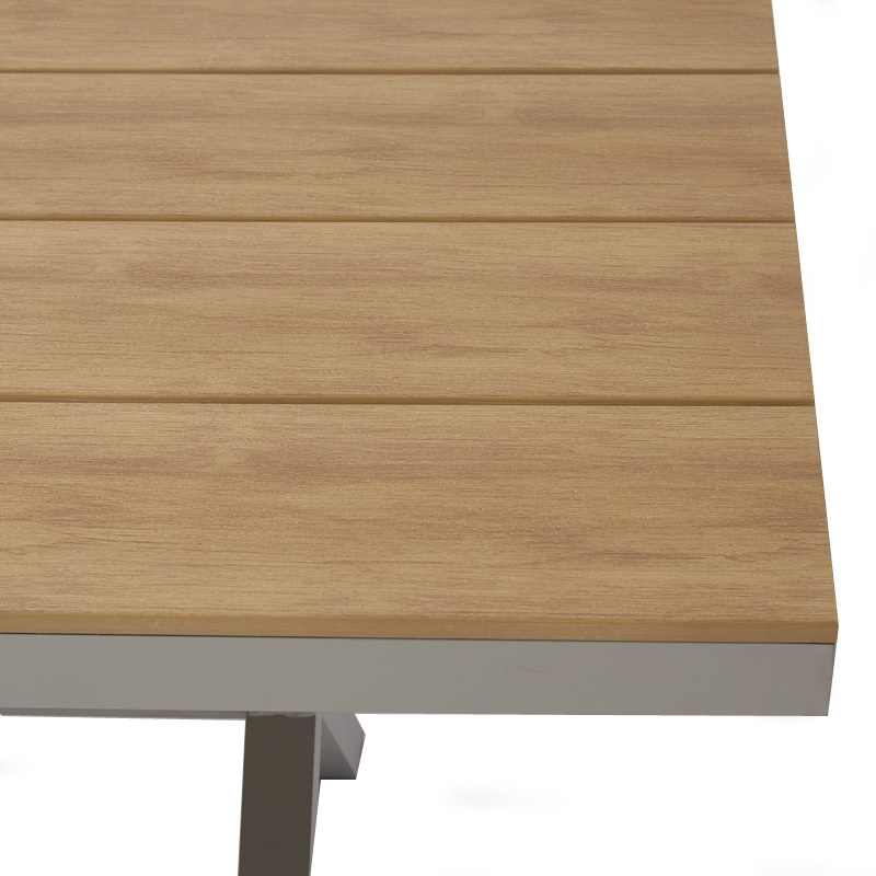 Outdoor Plastic Wood Square Table