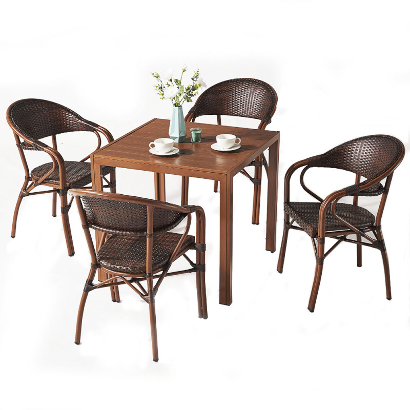 Plastic Bamboo Like Table