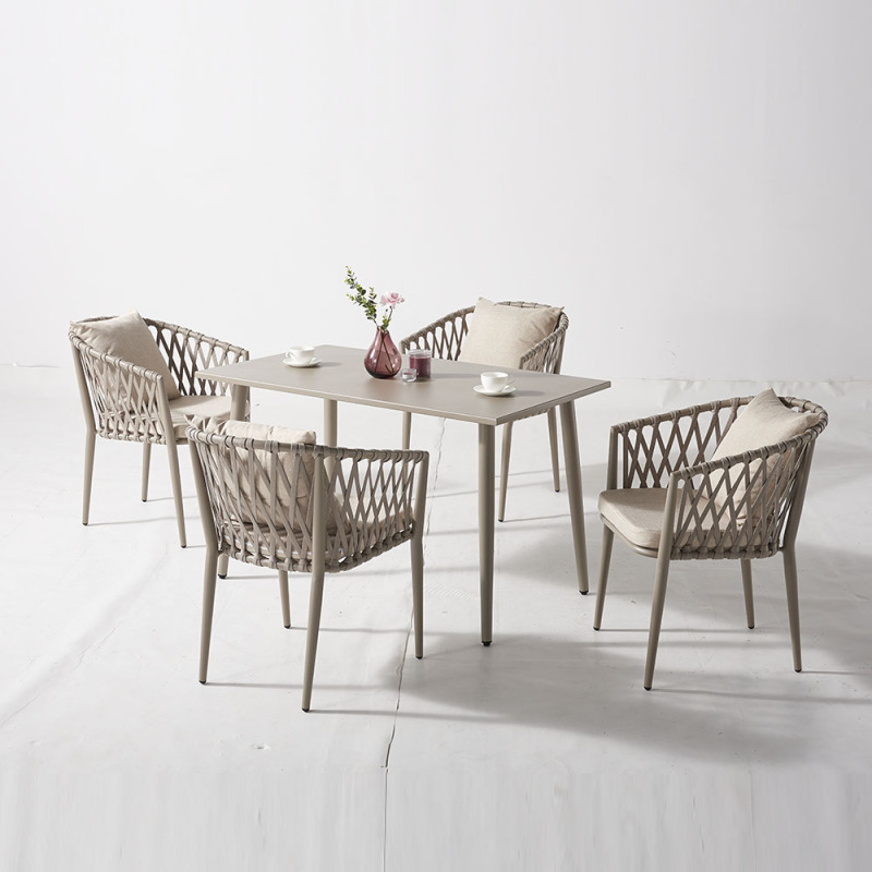 Plastic Rope Dining Set