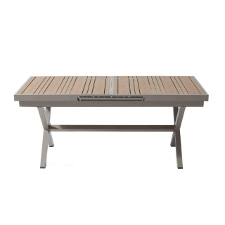 Modern Plastic Wood Dining Table