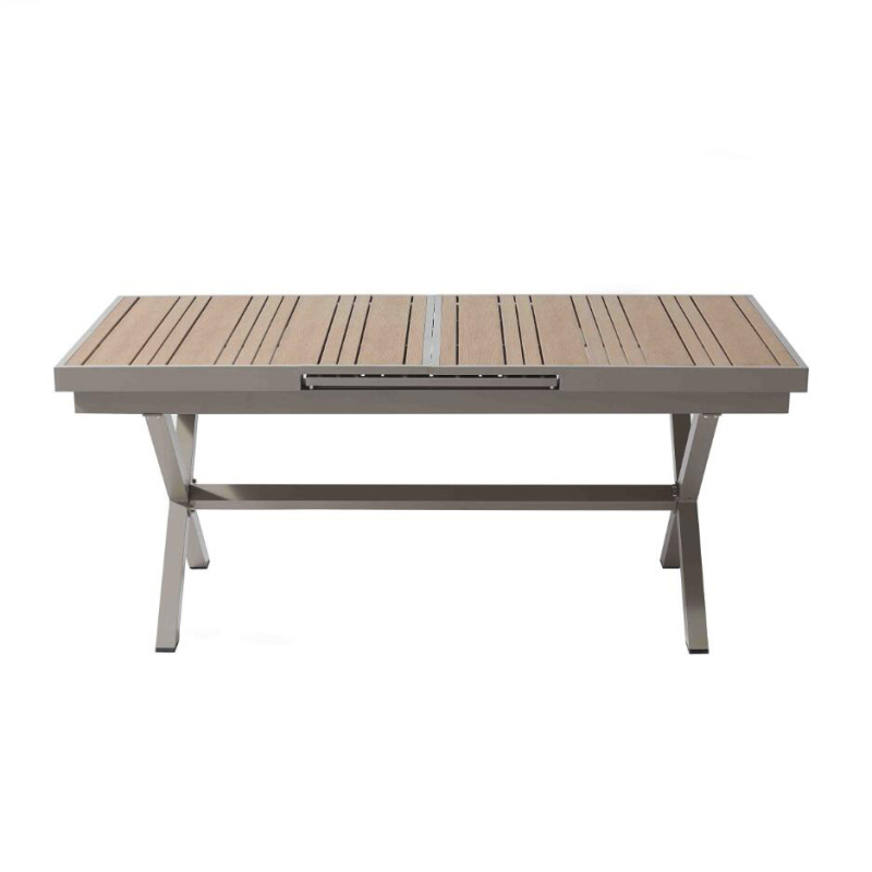 Modern Plastic Wood Dining Table