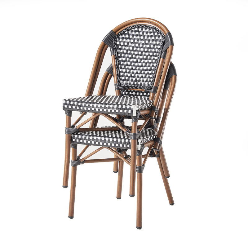 Outdoor Stacking Bamboo Like Chair