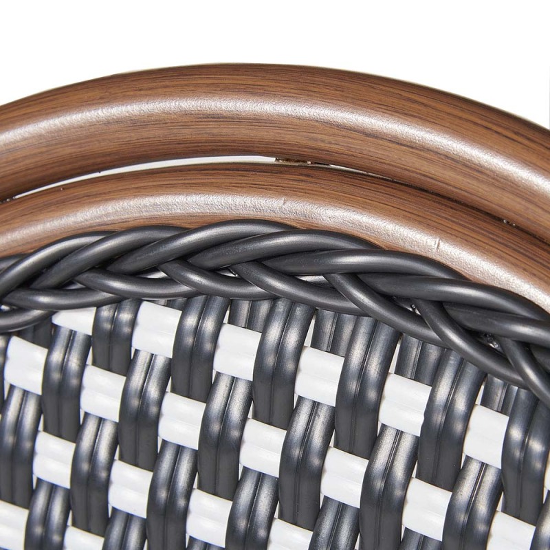 Outdoor Stacking Bamboo Like Chair