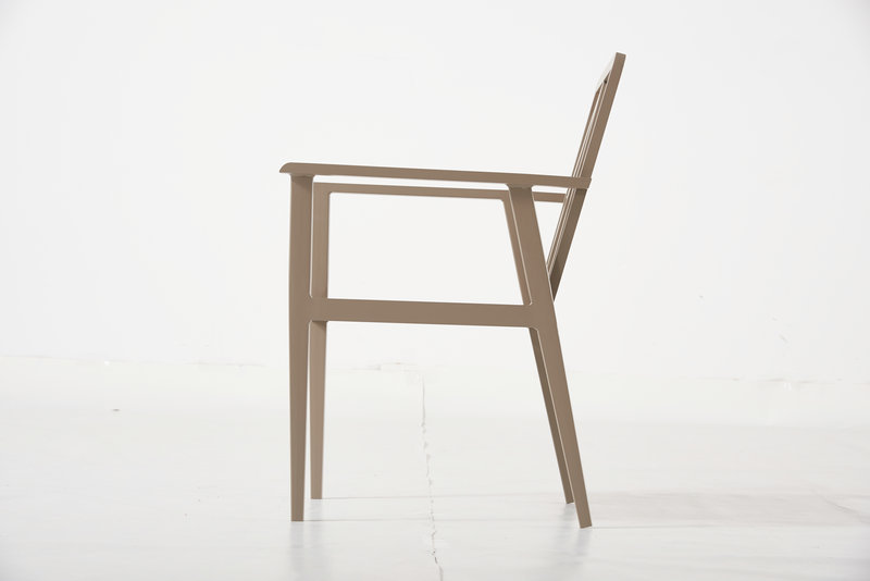 Uv Resistant Cafe Aluminum Chair