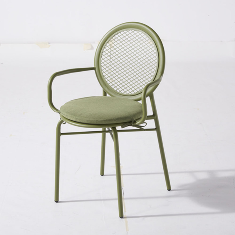 Outdoor Stacking Steel Chair