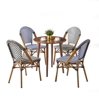 Bamboo Like Bistro Dining Set