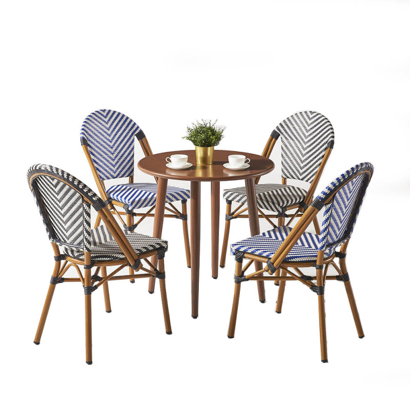 Bamboo Like Bistro Dining Set