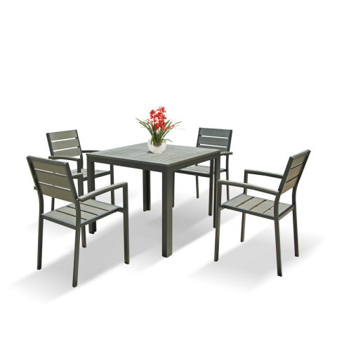 Outdoor Plastic Wood Dining Set