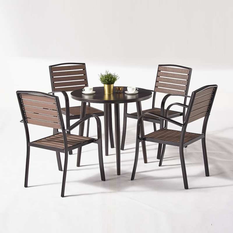 Patio Vintage Polywood Dining Set