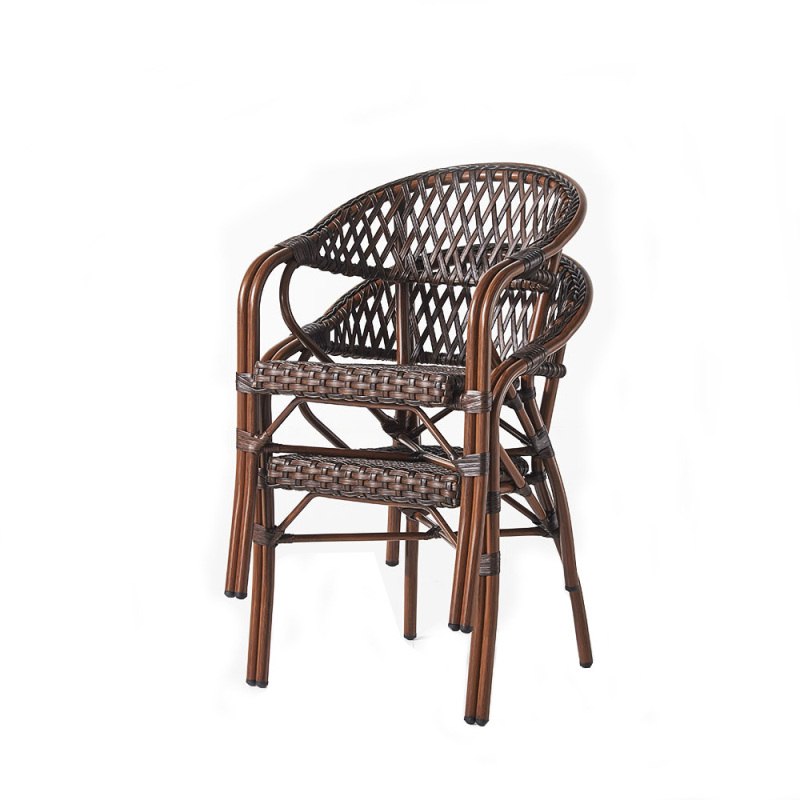 Restaurant Bamboo Like Dining Set