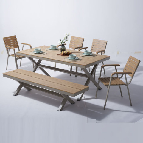 Garden Polywood Dining Set For Bbq