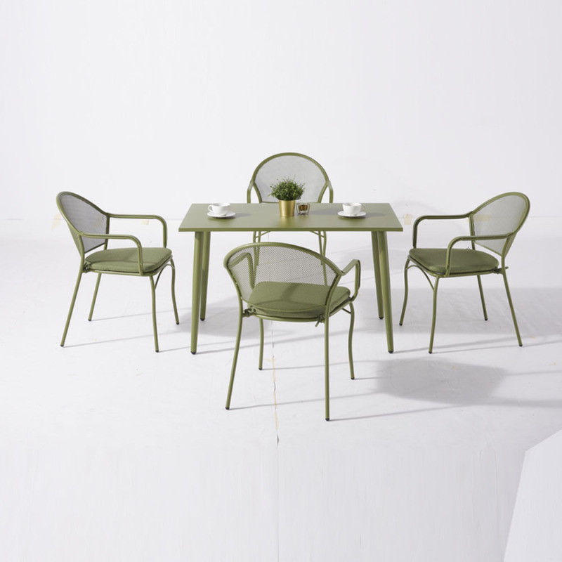 Restaurant Steel Dining Set
