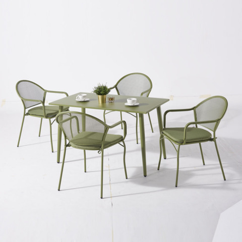 Restaurant Steel Dining Set
