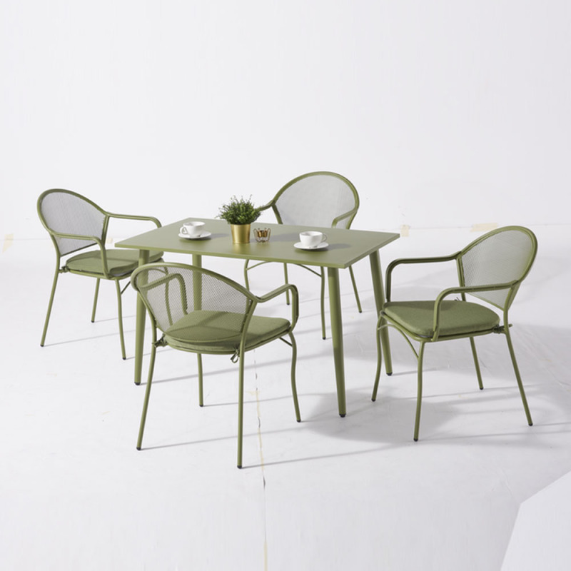 Restaurant Steel Dining Set