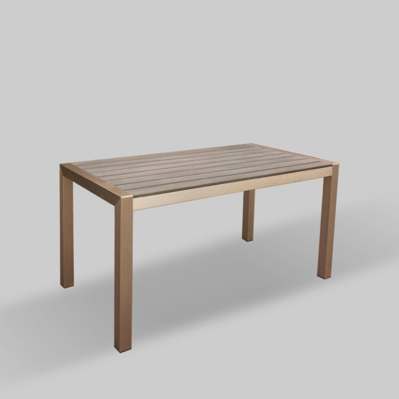 Modern Luxury Aluminum Dining Set